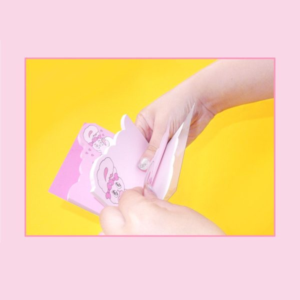 Esther Bunny - Pink Memo Pad For Sale - Image 2