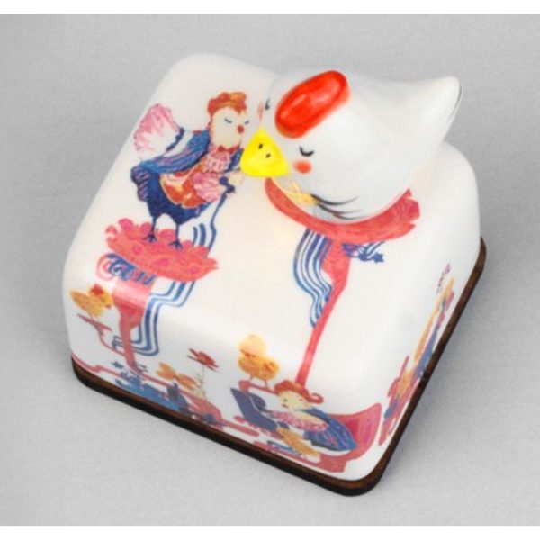 HK Studio - Twelve Earthly Branches Band Musical Paperweight - Rooster For Sale - Image 5