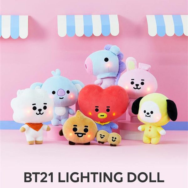 BT21 - Baby Lighting Standing Plush Doll Supply