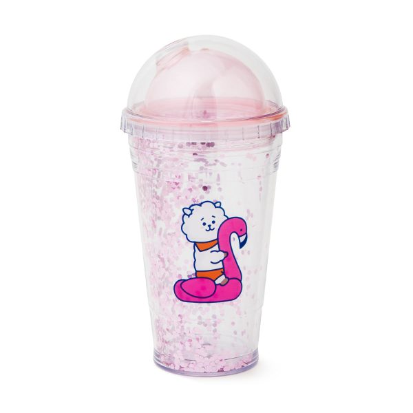 BT21 - Bon Voyage Ice Glitter Tumbler - RJ Sale - Image 3