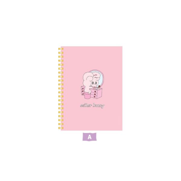 Esther Bunny - Ring Notebook with Grid For Cheap - Image 4