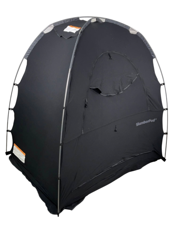 SlumberPod 3.0 Sleep Canopy with Fan, Black with Gray Accents on Sale