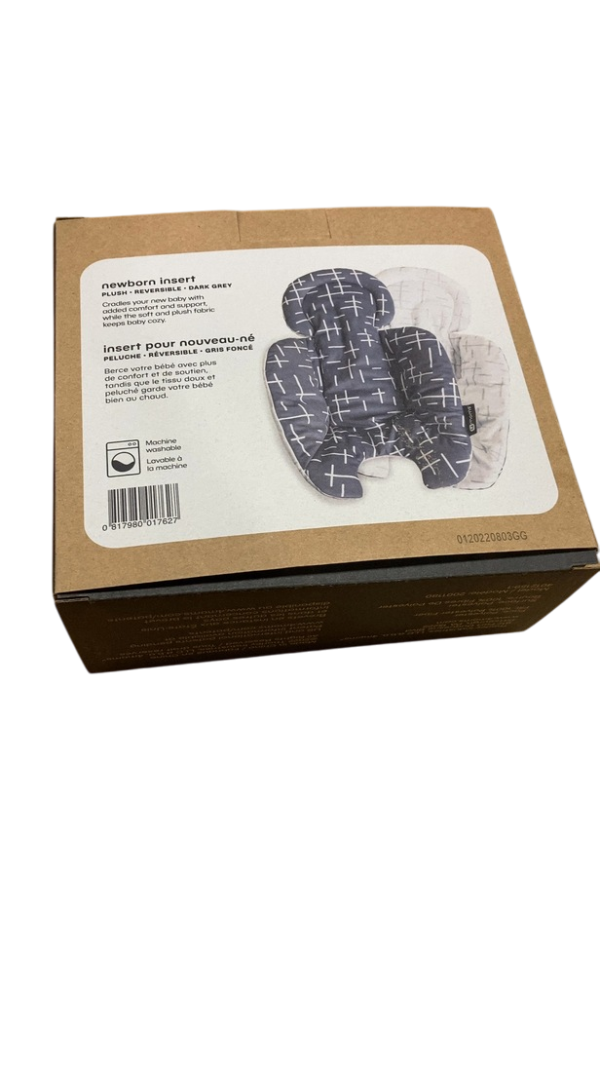 4moms Reversible Newborn Insert (new), Grey Plush Online Hot Sale - Image 3