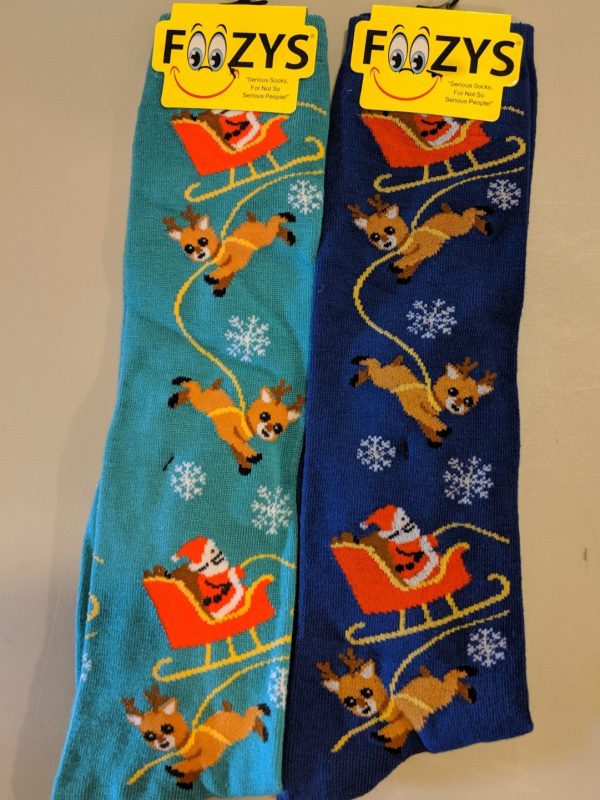 Santa & Reindeer KNEE HIGH Socks  FK-32 Online Hot Sale